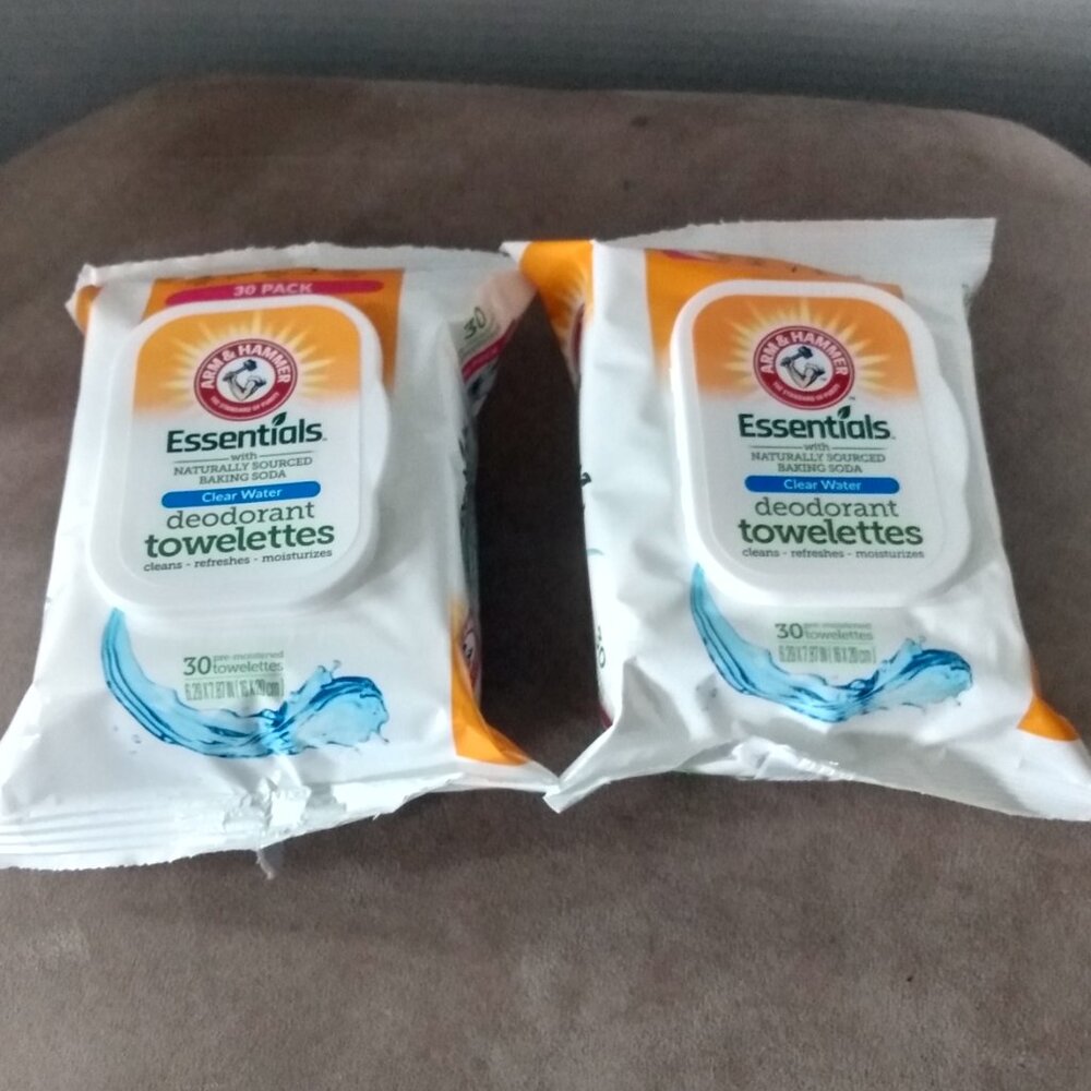 ARM& HAMMER (2) PACK ARM& HAMMER ESSENTIAL DEODORANT WIPES